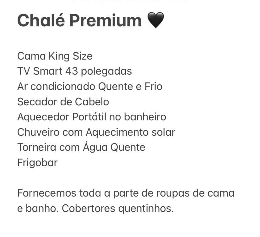 אורוביסי Aconchego Do Sereno Exclusive Chales מראה חיצוני תמונה