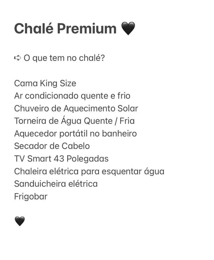 אורוביסי Aconchego Do Sereno Exclusive Chales מראה חיצוני תמונה
