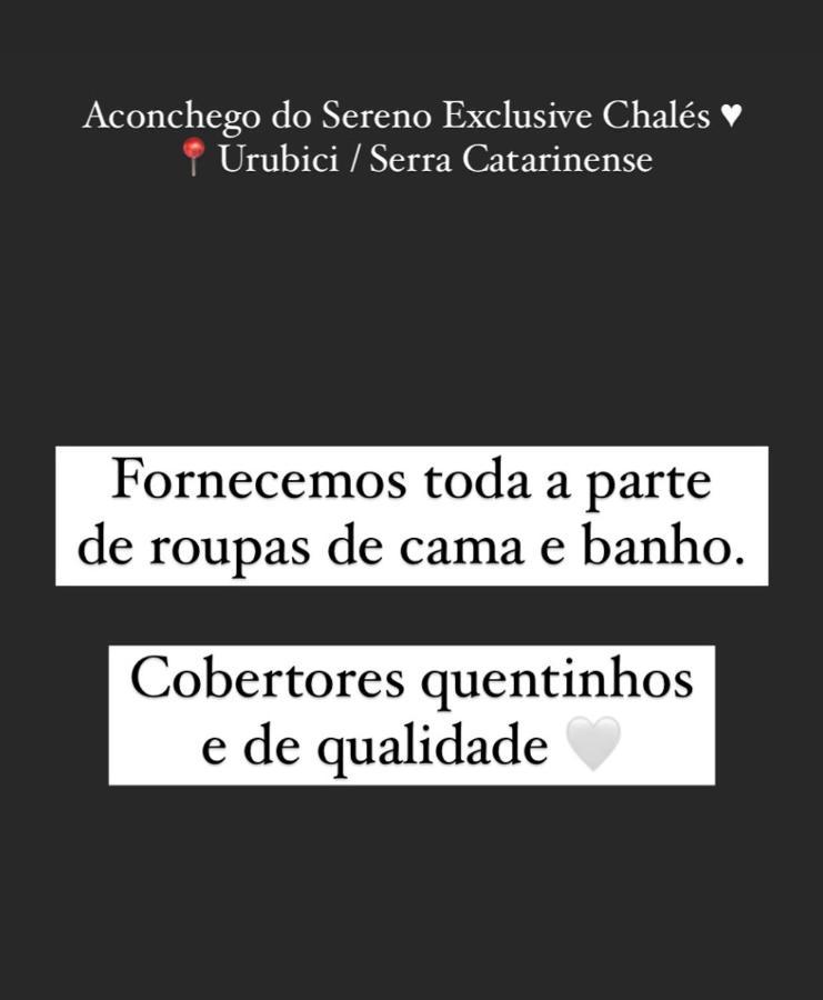 אורוביסי Aconchego Do Sereno Exclusive Chales מראה חיצוני תמונה
